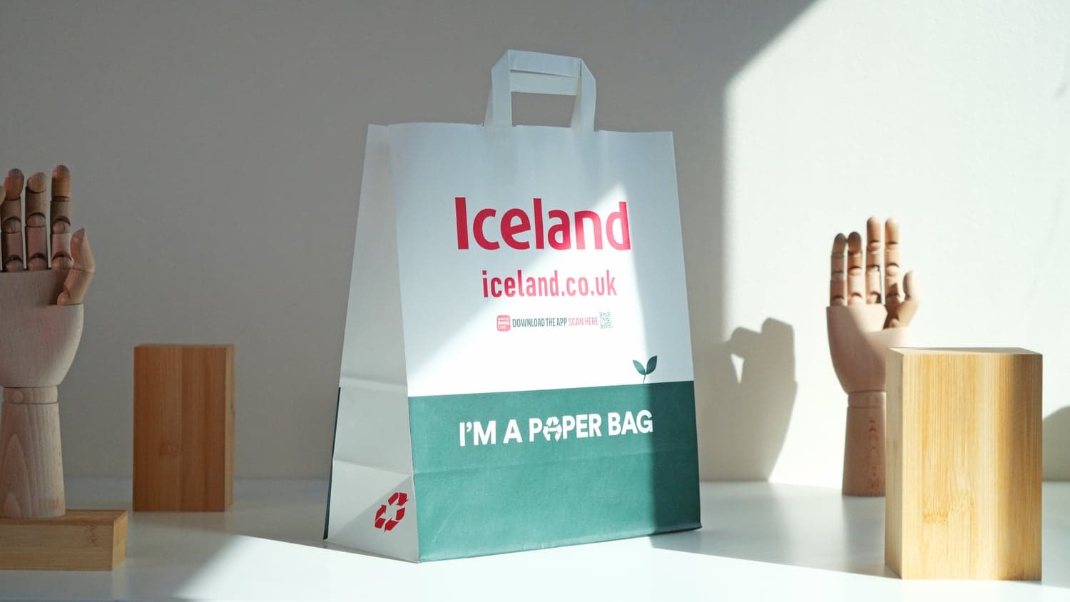 Paptic bags in Finnish nature, sustainable packaging solutions